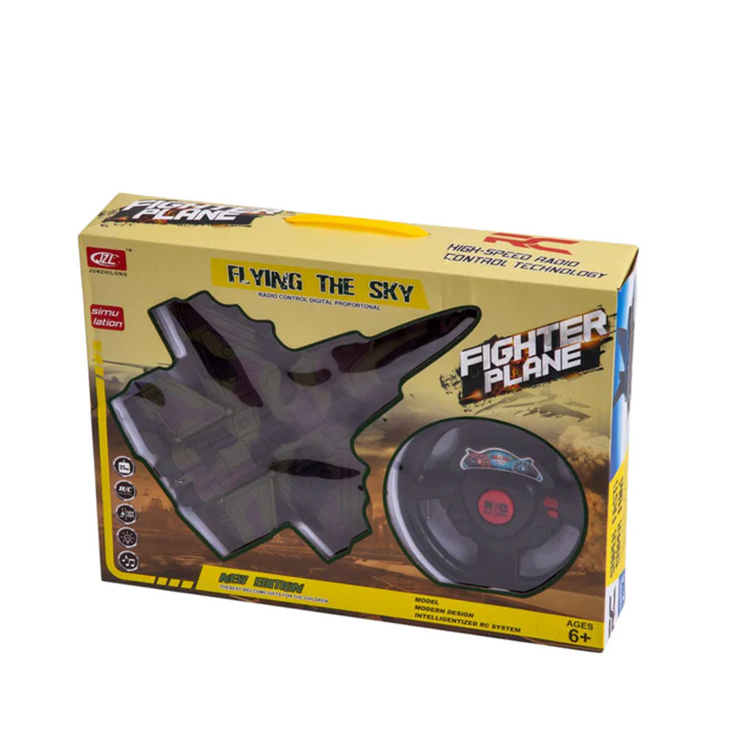 Avion de Chasse Télécommandé pour Enfants – Sons et Lumières