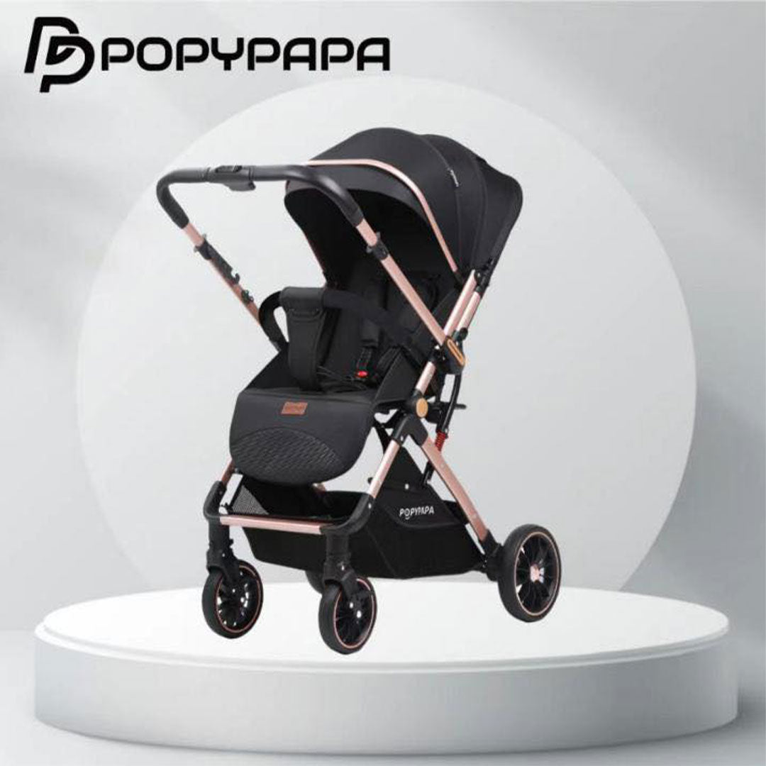 Popypapa – Poussette 3-en-1 Modulable et Élégante