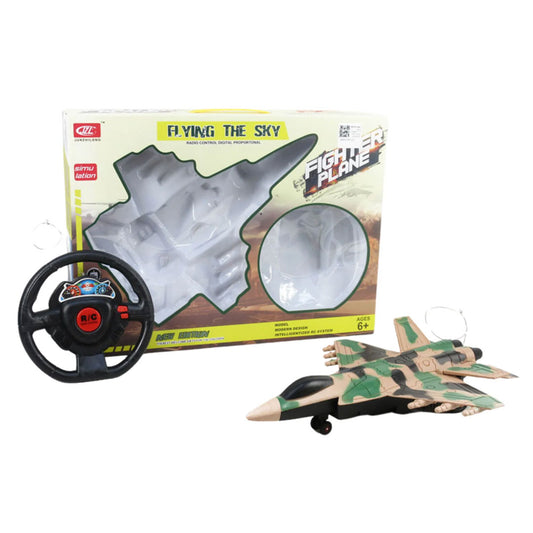 Avion de Chasse Télécommandé pour Enfants – Sons et Lumières