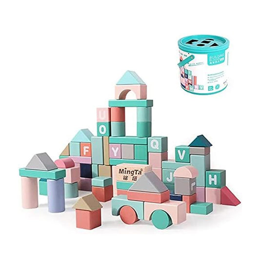 ensemble de blocs de construction en bois