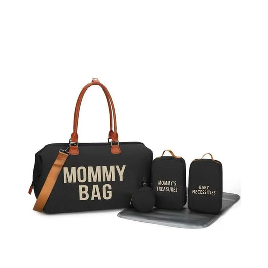Sac à langer Mommy Bag + 2 Trousses + porte sucette