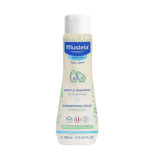 Mustela Shampoing doux bébé à l'avocat Bio 200ml